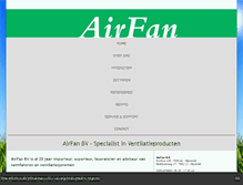 Tablet Screenshot of airfanventilatie.com